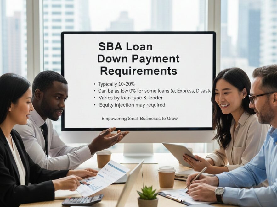 Small business SBA loan down payment guide